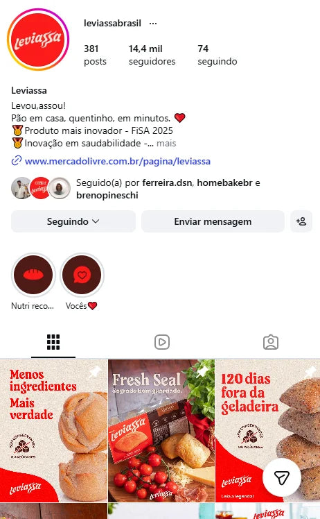 Siga a Leviassa no Instagram e faça parte da nossa revolução